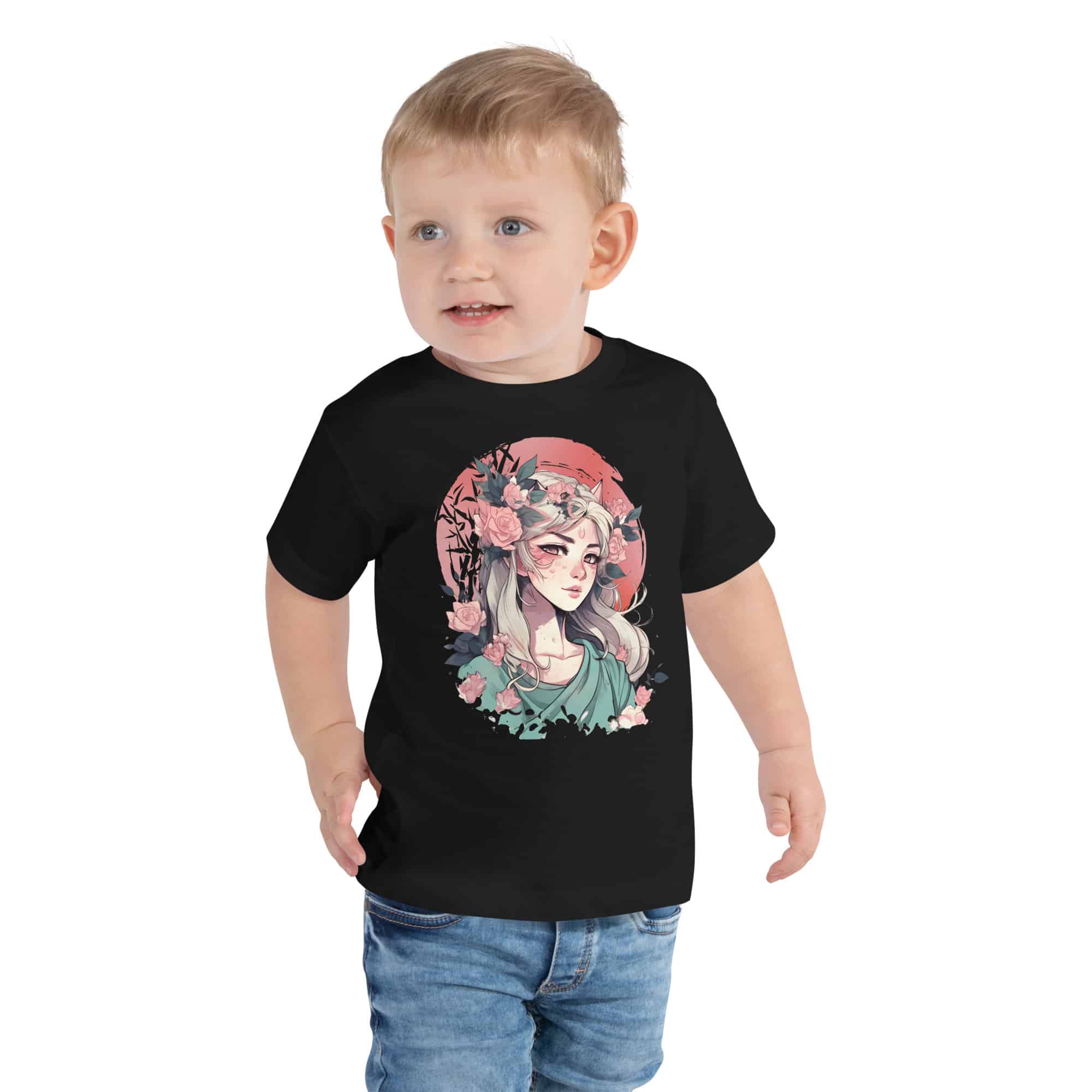 Anime Cherry Blossom Girl Toddler Shirt